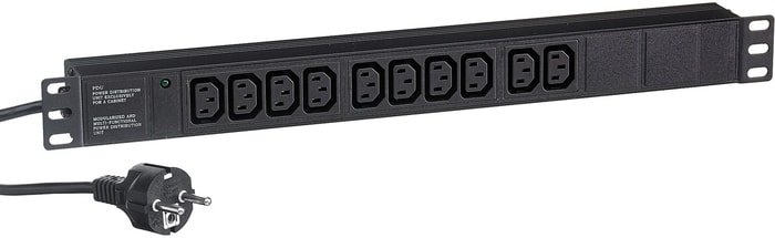Блок розеток ExeGate ServerPro PDU-19H005 Al-10C13-EU3CU