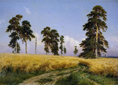 Картина Stamprint Рожь И.И. Шишкин PT024 (50x70)