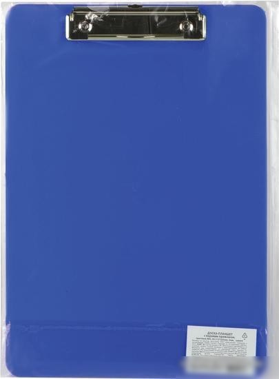 Планшет с зажимом BRAUBERG 226823 (синий)