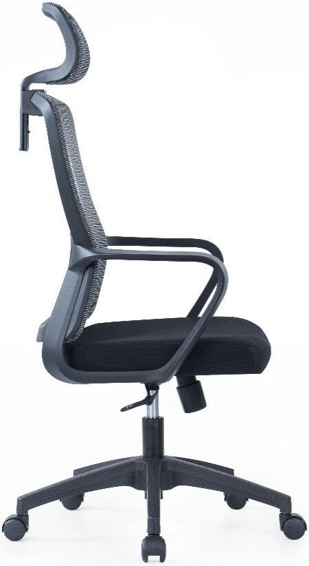Офисное кресло SitZone U-060A (сетка/ткань, черный, крестовина пластик)