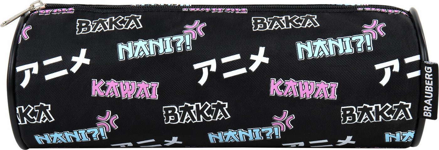 Пенал BRAUBERG Anime Slogan 272295 (черный)
