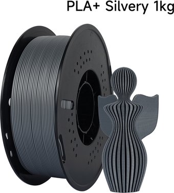 Пластик Kingroon PLA+ 1.75мм HC106 (1кг, Silver)