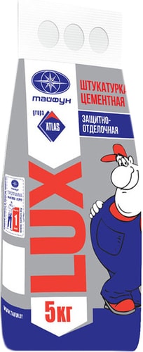 Выравнивающая штукатурка Тайфун LUX Цементная универсальная (5 кг)