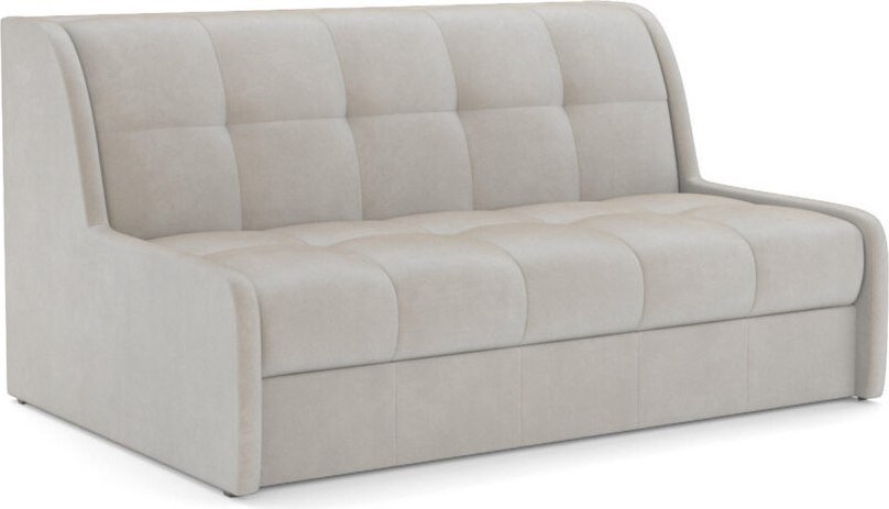 Диван Мебель-АРС Аккордеон Барон №6 НПБ 120x200 (бархат бежевый Star Velvet 6 Light Beige)