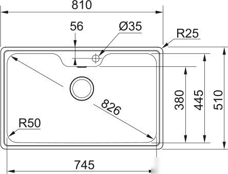 Кухонная мойка Franke BCX 610-81 101.0689.879 (стальной)