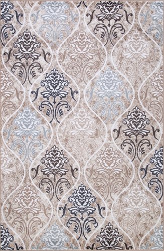 Ковер для жилой комнаты Merinos Valencia Deluxe d310-STAN-CREAM-BROWN (2.5x3.5)
