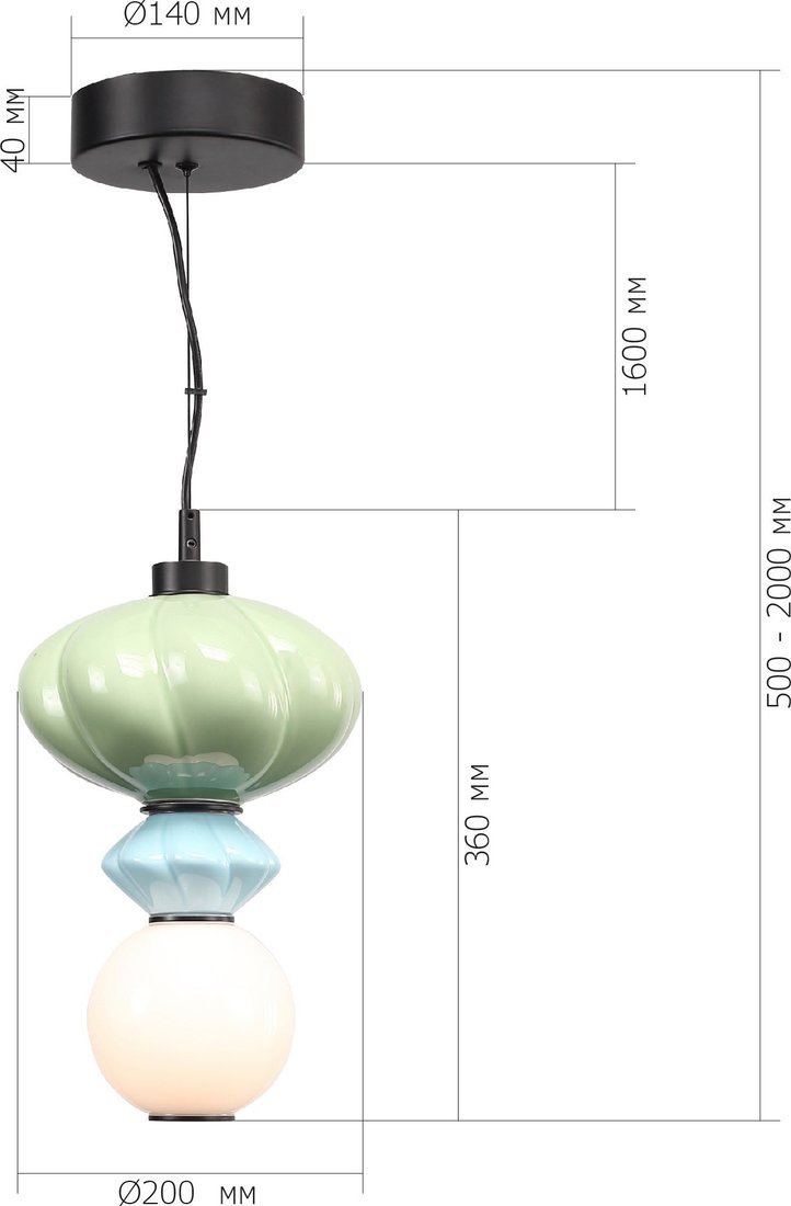 Подвесная люстра ST Luce SL6134.403.01