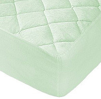 Защитный наматрасник Vegas Protect Cotton S1 80x195 (фисташковый)