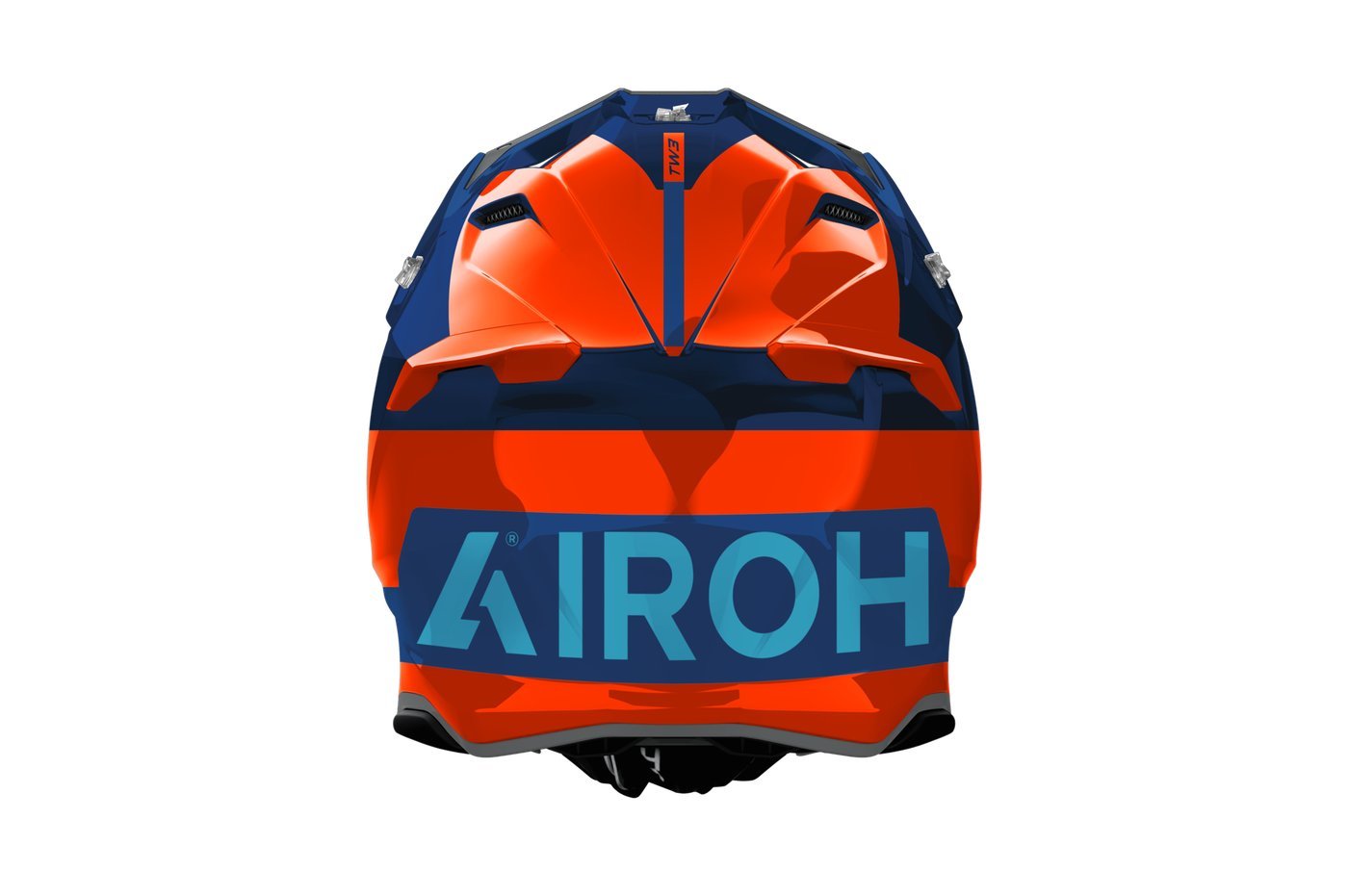 Мотошлем Airoh Twist 3 Fancy TW3F18-XL (XL, оранжевый/синий глянец)