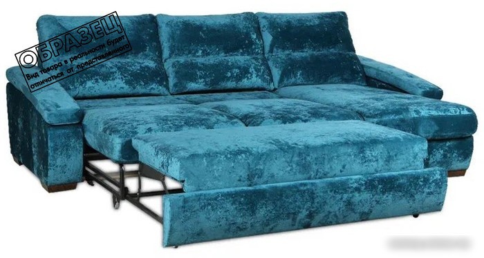 Угловой диван Асмана Форест 160x90 (Plush Dusty Steel)