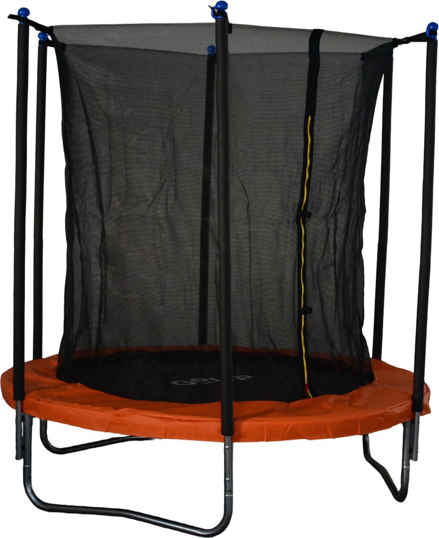 Батут GoUP Elite 6FT (с сеткой, оранжевый)