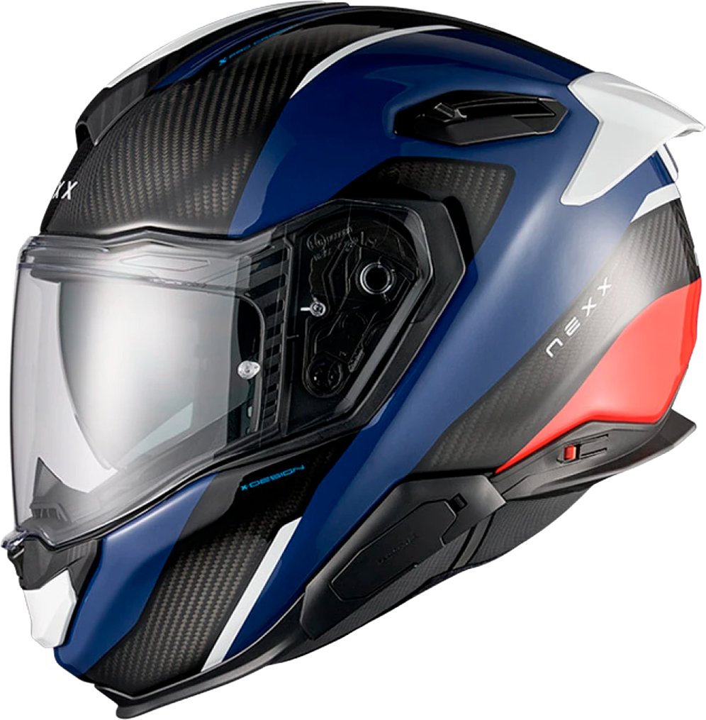 Мотошлем Nexx Helmets X.TR Rush (L, синий/красный)