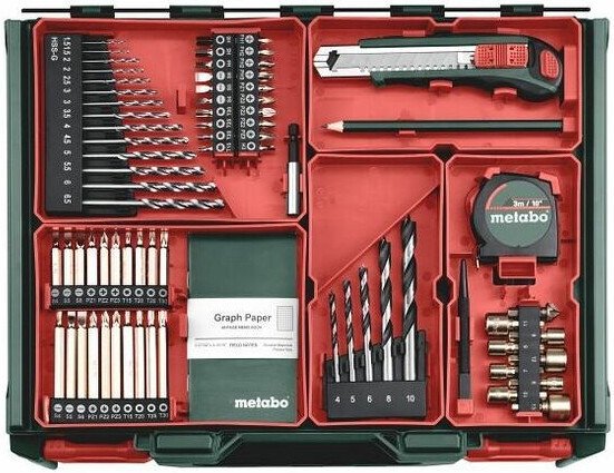Дрель-шуруповерт Metabo BS 18 Set 602207710 (с 2-мя АКБ, кейс)