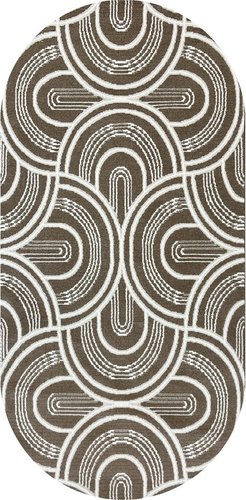 Ковер для жилой комнаты Safyun Bravo SN550-LIGHT-BROWN-OVAL (2x3)