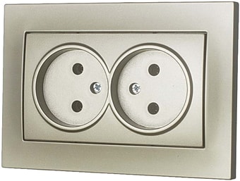 Розетка Elbi Vega 510-011430-908 (титан)