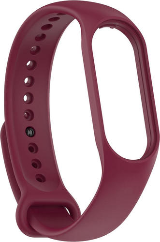 Ремешок Rumi силиконовый для Xiaomi Smart Band 7 (гранатовый)