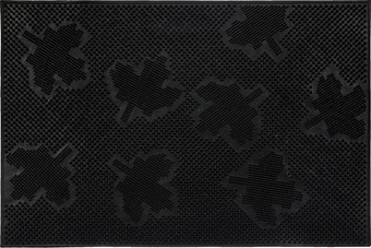 Придверный коврик Vortex Клен 40x60 22463 (черный)