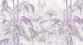 Фотообои Vimala Розовые джунгли 270x500