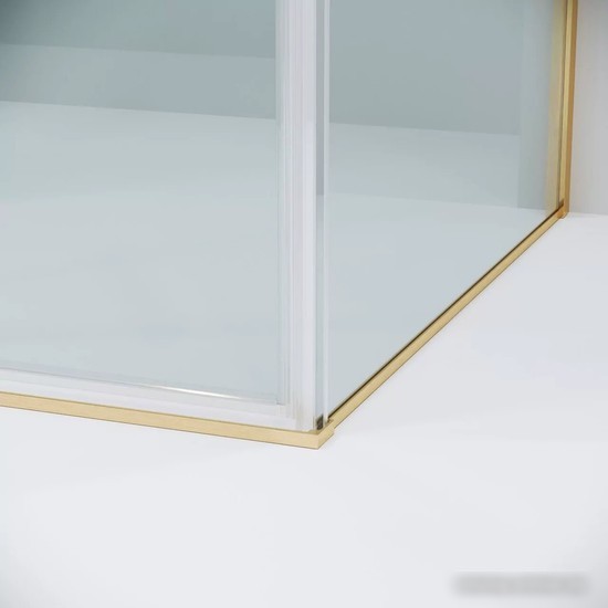 Душевая стенка Grossman Galaxy 90x195 200.K33.01.90.32.00 (золото сатинстекло прозрачное)