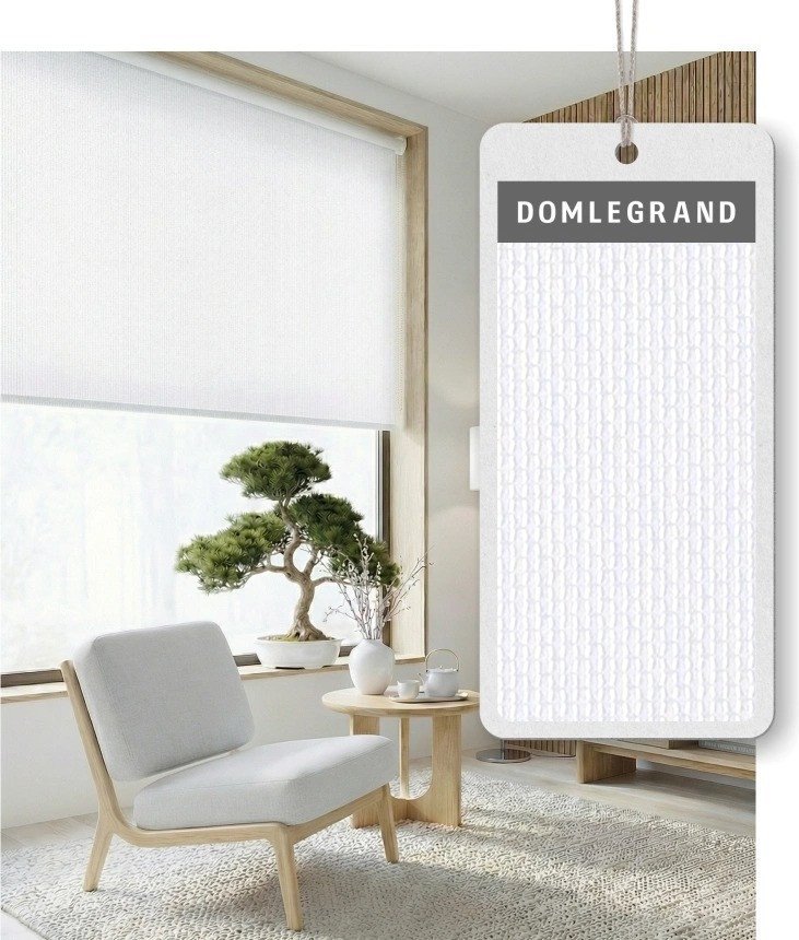 Рулонные шторы Legrand Мелтон 57x175 58156448 (белый)