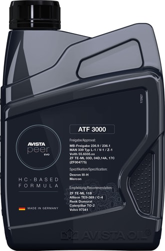 Трансмиссионное масло Avista PEER EVO ATF 3000 1л