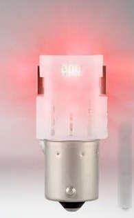 Светодиодная лампа Osram P21W LEDriving SL Red 2шт