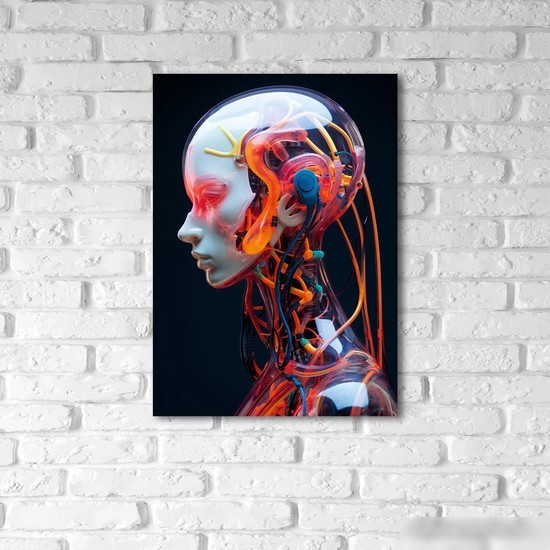 Картина Stamprint Профиль на черном AR051 (70x50)