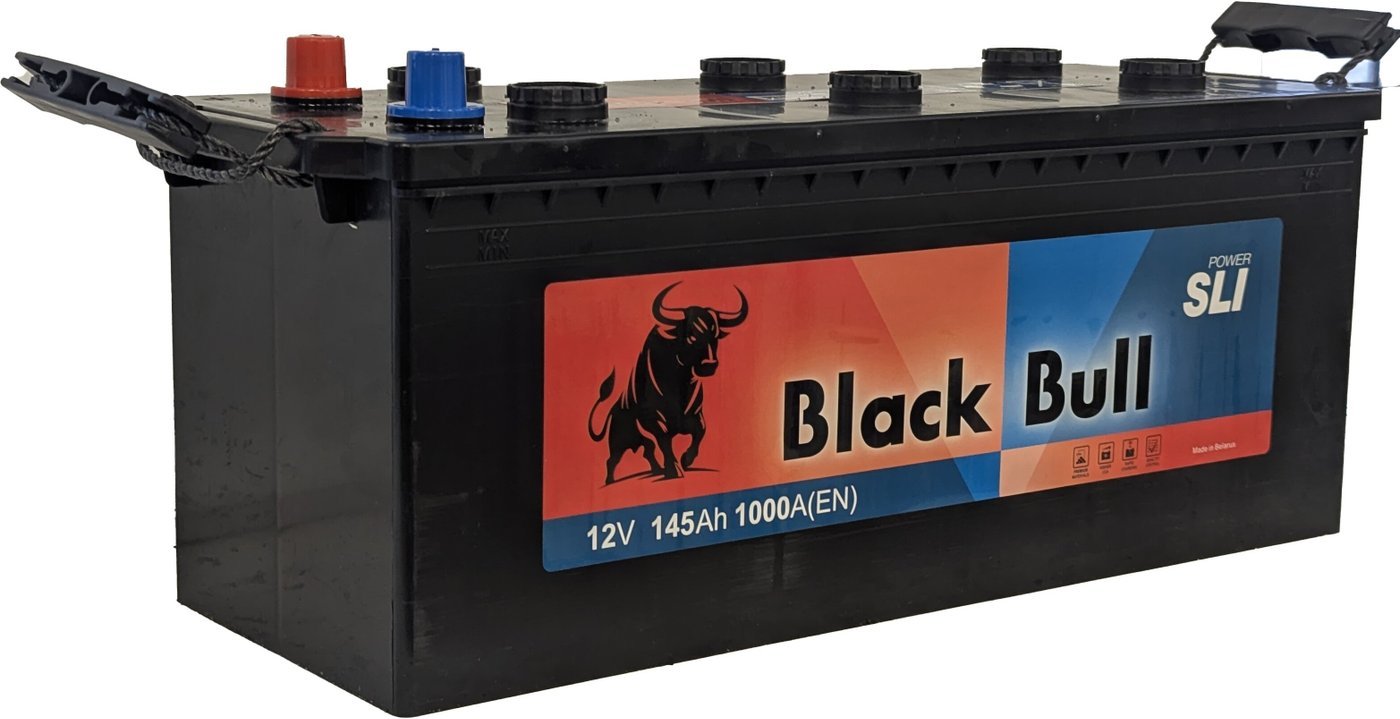 Автомобильный аккумулятор Black Bull (3) евро L+ (145 А·ч)