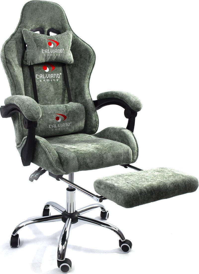 Игровое (геймерское) кресло Calviano Avanti Ultimato (green fabric)