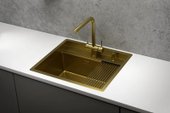 Кухонная мойка Granula Kitchen Space 6051 (золото сатин)