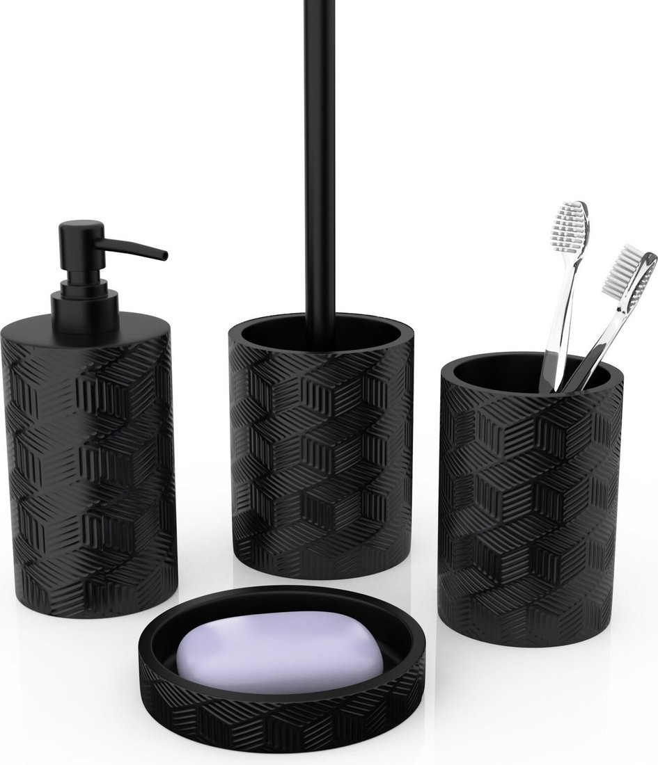 Мыльница FORA Delicate Black FOR-DLB036