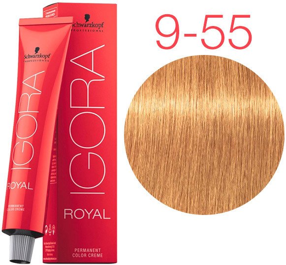 Крем-краска для волос Schwarzkopf Professional Igora Royal Permanent Color Creme 9-55 60 мл