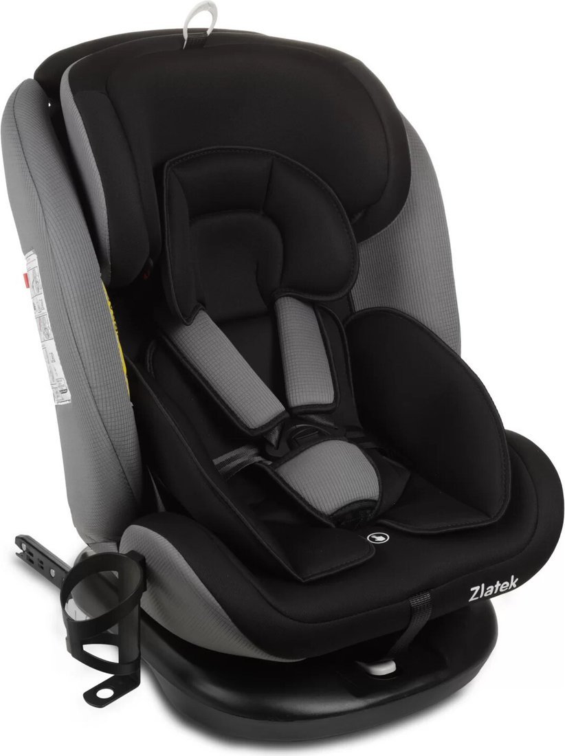 Детское автокресло Zlatek Cruiser Isofix Lux KRES4082 (черный/серый)