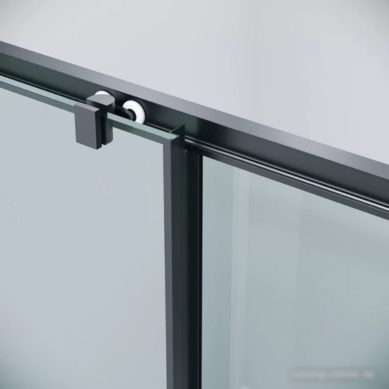 Душевой уголок Grossman Cosmo 100x80x195 120.K33.02.1080.21.00 (черный матовый/прозрачное стекло)