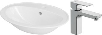 Умывальник Cersanit Calla 54 S-UM-Cl/1-w + 63039