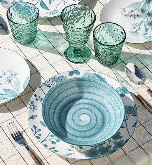 Столовый сервиз Tognana Madison Coralie Teal MC070186241