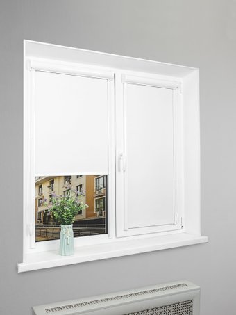 Рулонные шторы Sundays Home UNI-2 LM 67-01 34x160 (белый, левая)