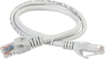 Кабель ITK RJ45 - RJ45 PC01-C5EUL-05M (0.5 м, серый)