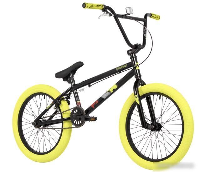 Велосипед Novatrack Wolf 2024 20BMX.WOLF.BK4 (черный)