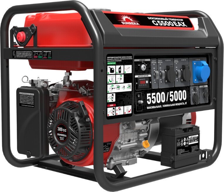 Бензиновый генератор SUNREKA G5500EAX