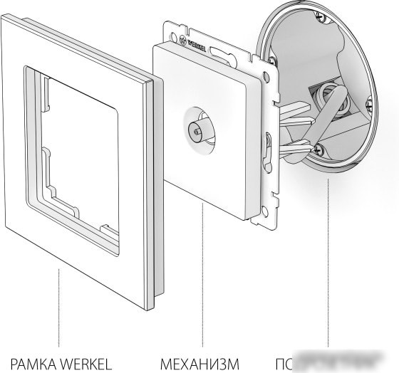 Розетка телевизионная Werkel W1183004