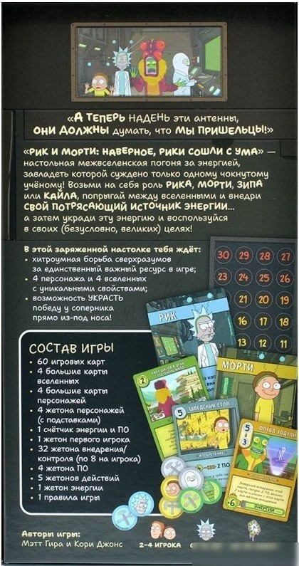 Карточная игра Мир Хобби Рик и Морти Наверное Рики сошли с ума