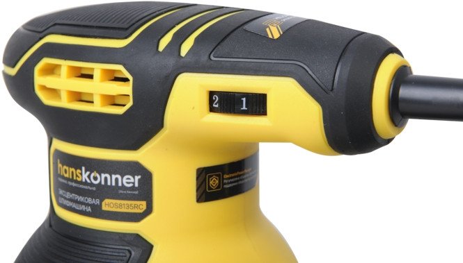 Эксцентриковая шлифмашина Hanskonner HOS8135RC
