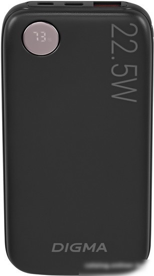Внешний аккумулятор Digma DGPF10B 10000mAh (черный)
