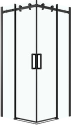 Душевой уголок Grossman Classic 90x90x195 300.K33.04.9090.21.00 (черный матовый/прозрачное стекло)