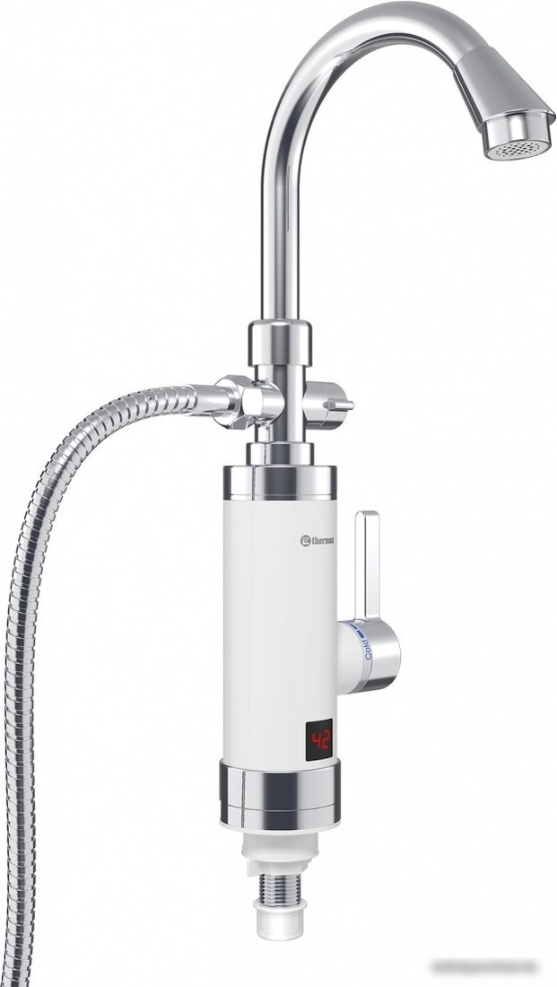 Проточный электрический водонагреватель кран+душ Thermex Focus 3000