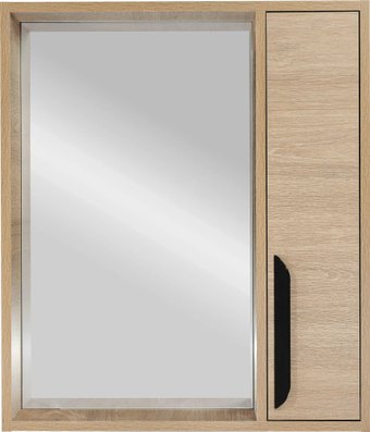 Viant Шкаф с зеркалом для ванной Кёльн 60 VKEL60SD-ZSH