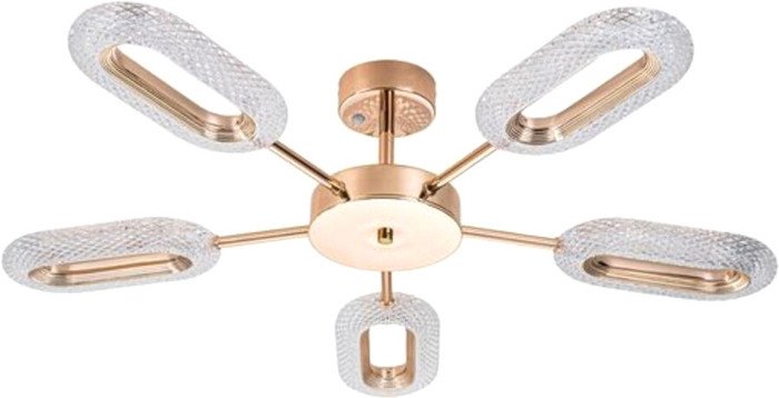 Припотолочная люстра Arte Lamp Ovale A2489PL-5GO
