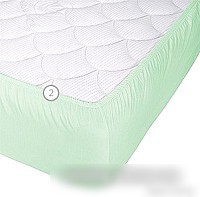 Защитный наматрасник Vegas Protect Cotton S1 90x190 (фисташковый)