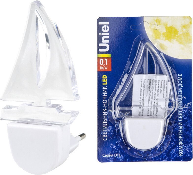 Ночник Uniel DTL-315 Кораблик/White UL-00007051